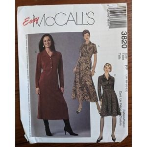 UNCUT McCalls Pattern 3820 Dress 16-22